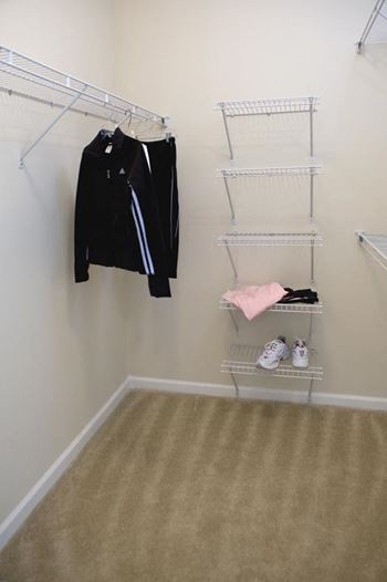 Walton village model walk-in closet